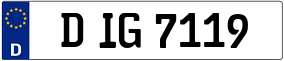 Truck License Plate